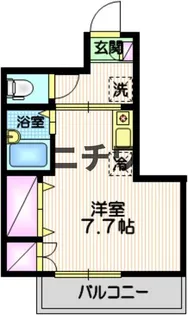 クレシェンテ高輪【2階】の間取り