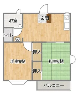 フレーチャグランデ【1階】の間取り