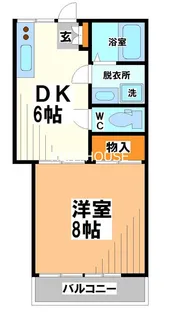 コスモファイブ【2階】の間取り