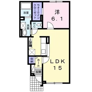 グランボヌールI【1階】の間取り