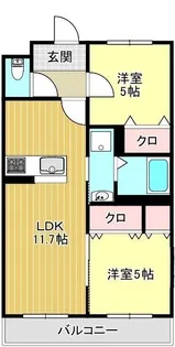 エクセルシオール【2階】の間取り