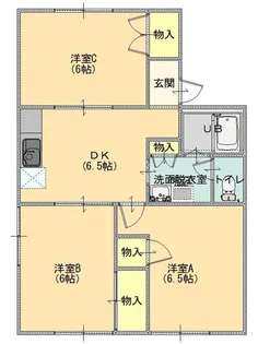 ハイツロワール【1階】の間取り