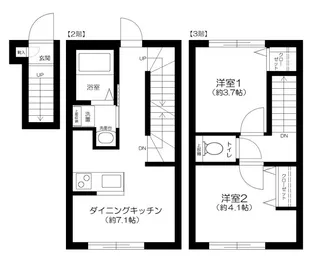 ソルナクレイシア大森IIの間取り