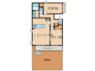 コーポマエホ【1階】の間取り