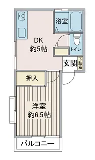 シャトル小林【1階】の間取り