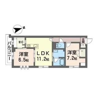 コンフォーザ多摩川【2階】の間取り