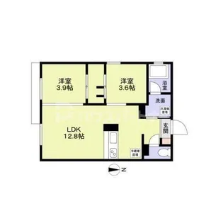 グランクレーア南砂【2階】の間取り