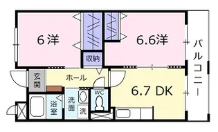 グランドハイツ深川【3階】の間取り