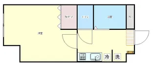 キュウブオンダA棟【1階】の間取り
