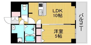 CAVANA梅田北【8階】の間取り