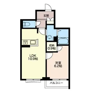 Partenza 柏中【2階】の間取り