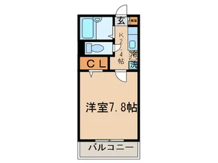 リビエ-ルセレ【3階】の間取り