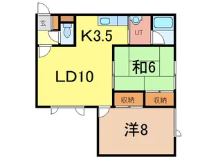 ウォーム713【1階】の間取り