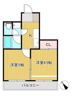 アジュール小岩【3階】の間取り
