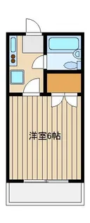 金川コーポ【1階】の間取り