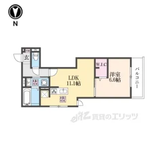 LEGALO伏見【2階】の間取り