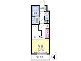 ルネス上牧【2階】の間取り