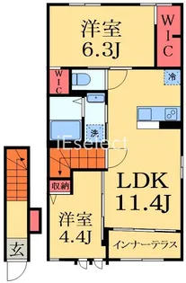 トリアフォスI【2階】の間取り