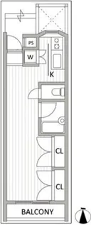 VERT新中野ADFR【3階】の間取り