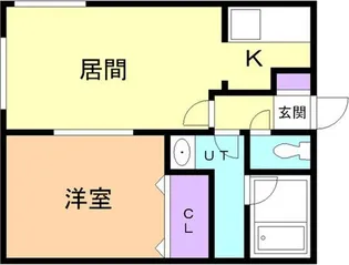 カーサノルテ美園【2階】の間取り