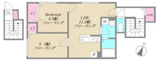 シャノワール【2階】の間取り