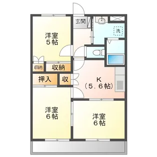 グリーンハイムK【1階】の間取り