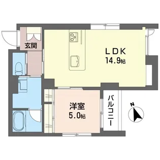 リヴェール 今泉【4階】の間取り