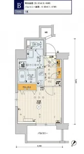 スカイコートパレス駒沢大学【10階】の間取り