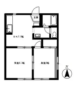 フェアコートA【1階】の間取り