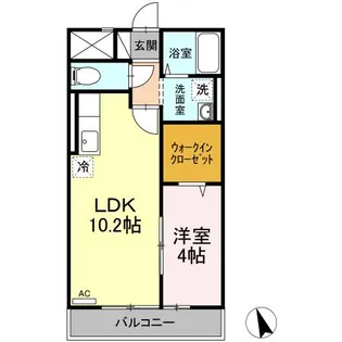カナディアンコート長町南【1階】の間取り