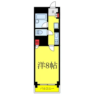 MYNビル西日暮里1・4・3【9階】の間取り