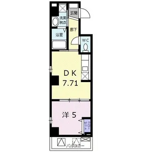 コスモ入谷【4階】の間取り