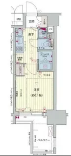 プレサンス錦プレミアム【3階】の間取り