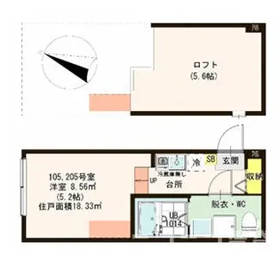 レジナガーデン【2階】の間取り
