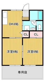 セジュール阿南【1階】の間取り