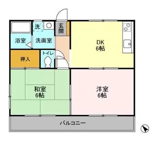 パンプキン長作【1階】の間取り