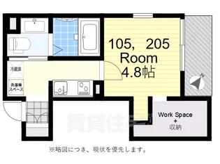 ソラティオ【2階】の間取り