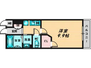 グレイスパルコート【4階】の間取り