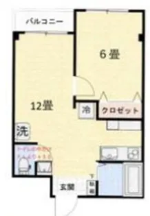 マンション鶴【2階】の間取り