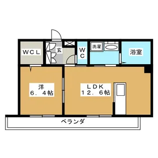 ヴィラフォート【1階】の間取り