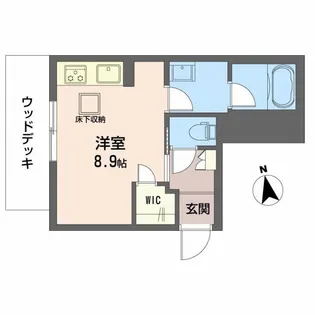 KIコーポレーション玉姓町【1階】の間取り