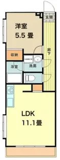 ラプラージュ【1階】の間取り