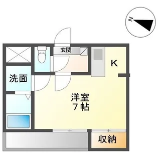 メゾンアルファ北仙台【1階】の間取り