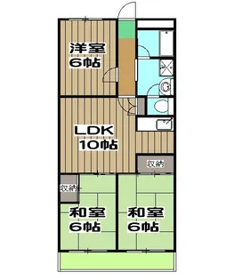 グランドール西大路【7階】の間取り