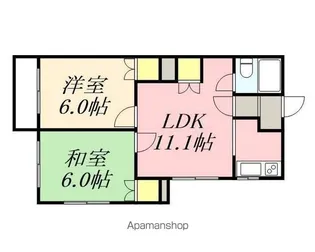 アレクサンドリア【1階】の間取り