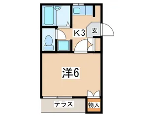 田口ハイツ【1階】の間取り