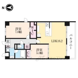 Sofresco新田辺【2階】の間取り