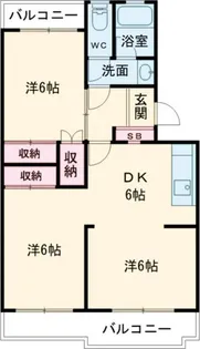ハイツリバーヒルズ【2階】の間取り