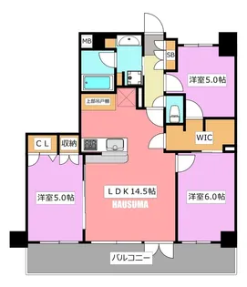 ブリシア二子玉川II【2階】の間取り
