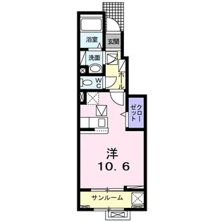 センター ヴィレッジ【1階】の間取り